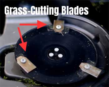 Grass Cutting Blades on Automower are Easy to Replace
