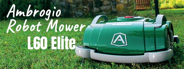 L60 Elite Ambrogio Robot Mower for Up to 1/2 Acre Lawns