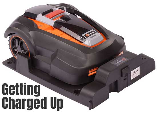 Charging Station for Robot Mower - It Automatically Re-Charges Itself!